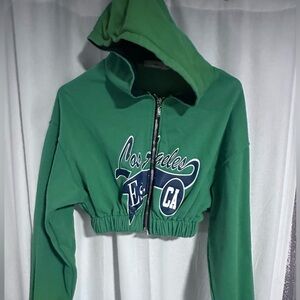 Adika Cropped Hooded Jacket